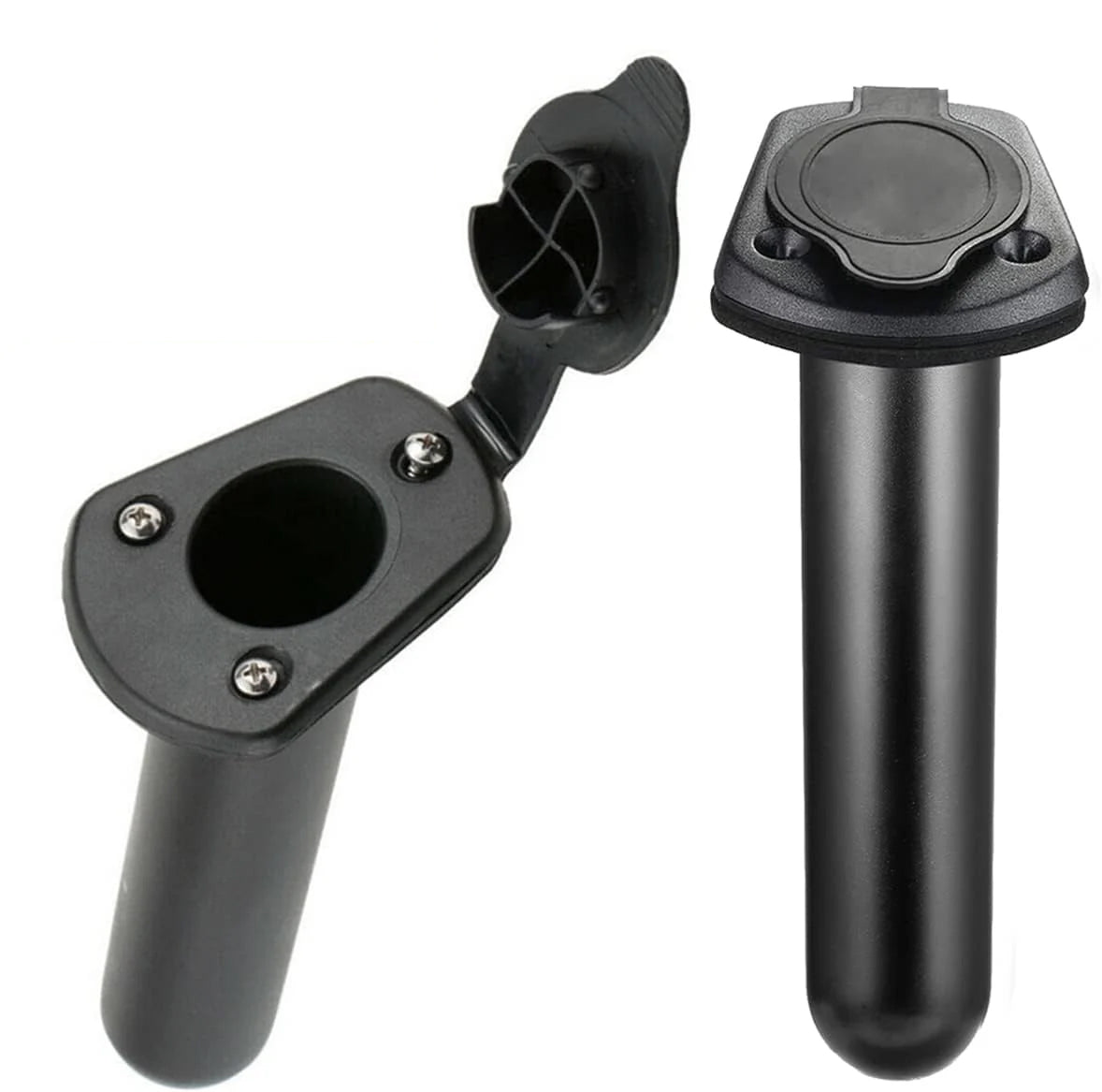 Kayak Fishing Rod Holder,Kayak Deck Flush Mount Rod Holder Fishing Boat Rod Holders and Cap Cover for Canoe, Fishing Boat and Kayak Accessory Tools