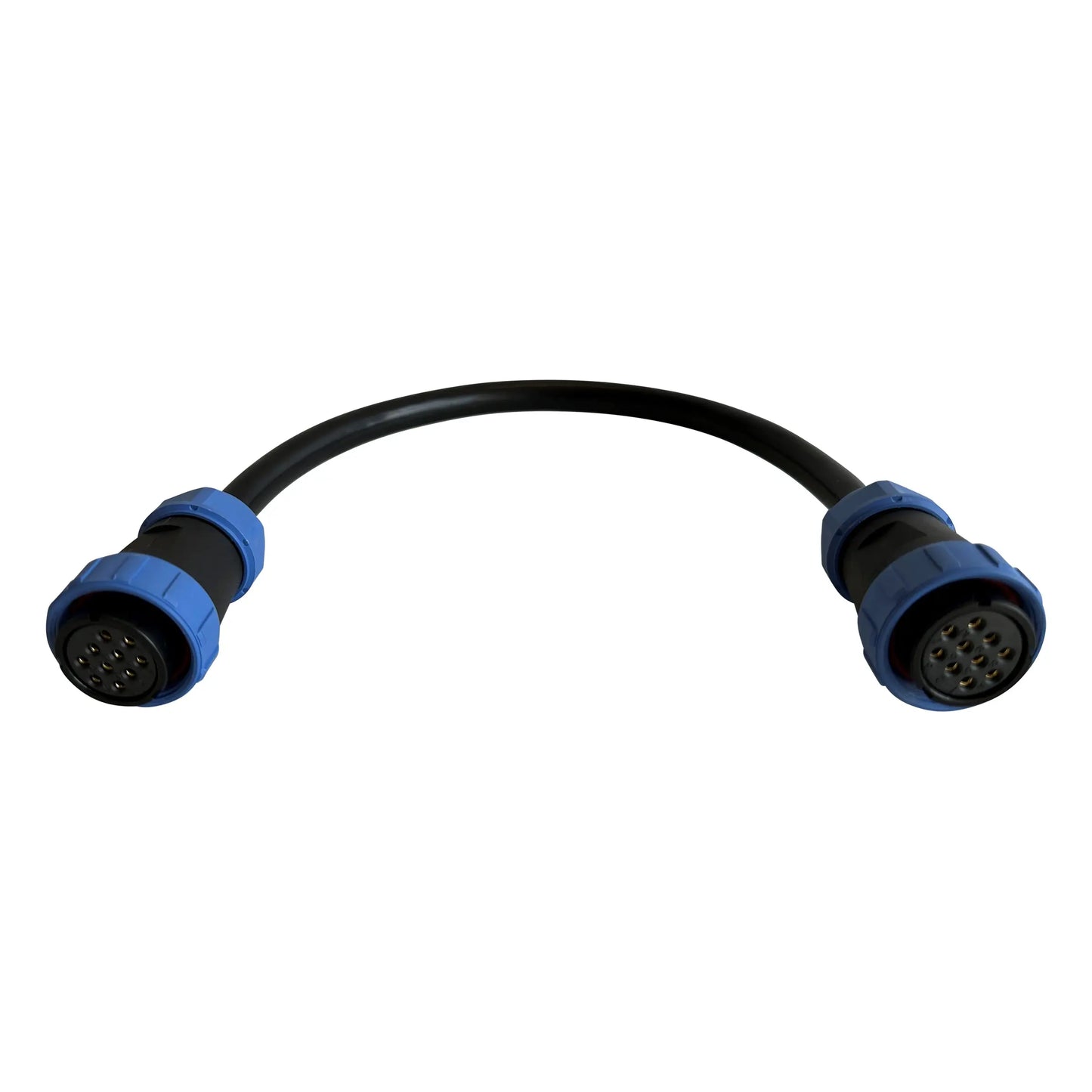 5 Circuit Heavy Duty, Waterproof, Quick Disconnect Jumper Kit - Panel Mount and Dual Plug Jumper Harness (YP-QD5X-18K) Yak Power