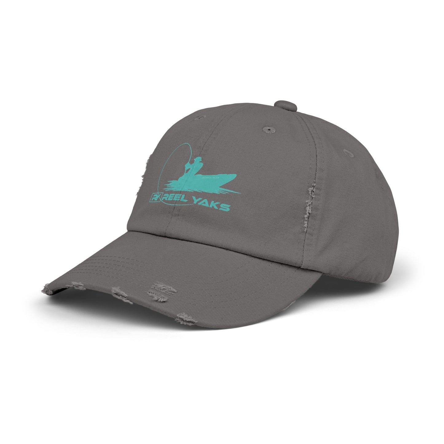 Unisex Distressed Cap - printed logo