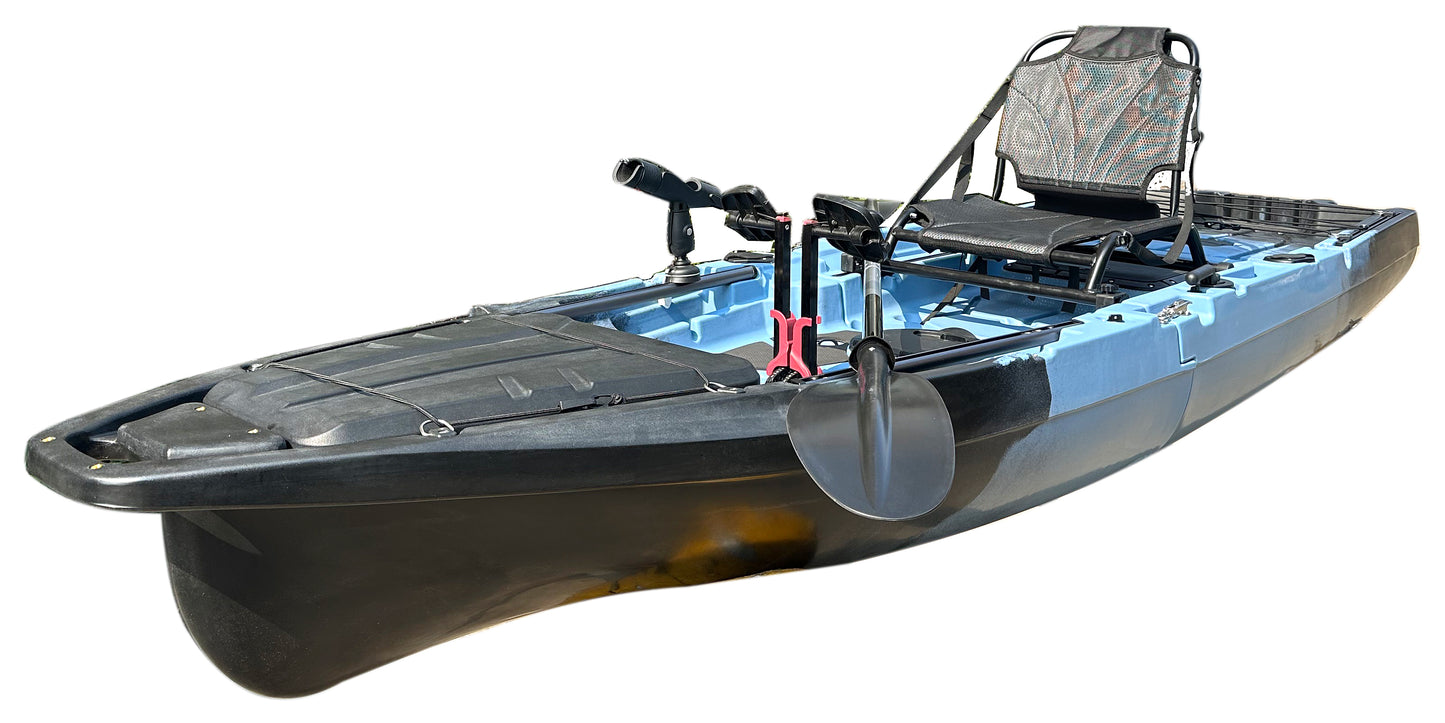 10ft Recon Modular Fin Drive Pedal Fishing Kayak | 430lbs Capacity | 2 Piece