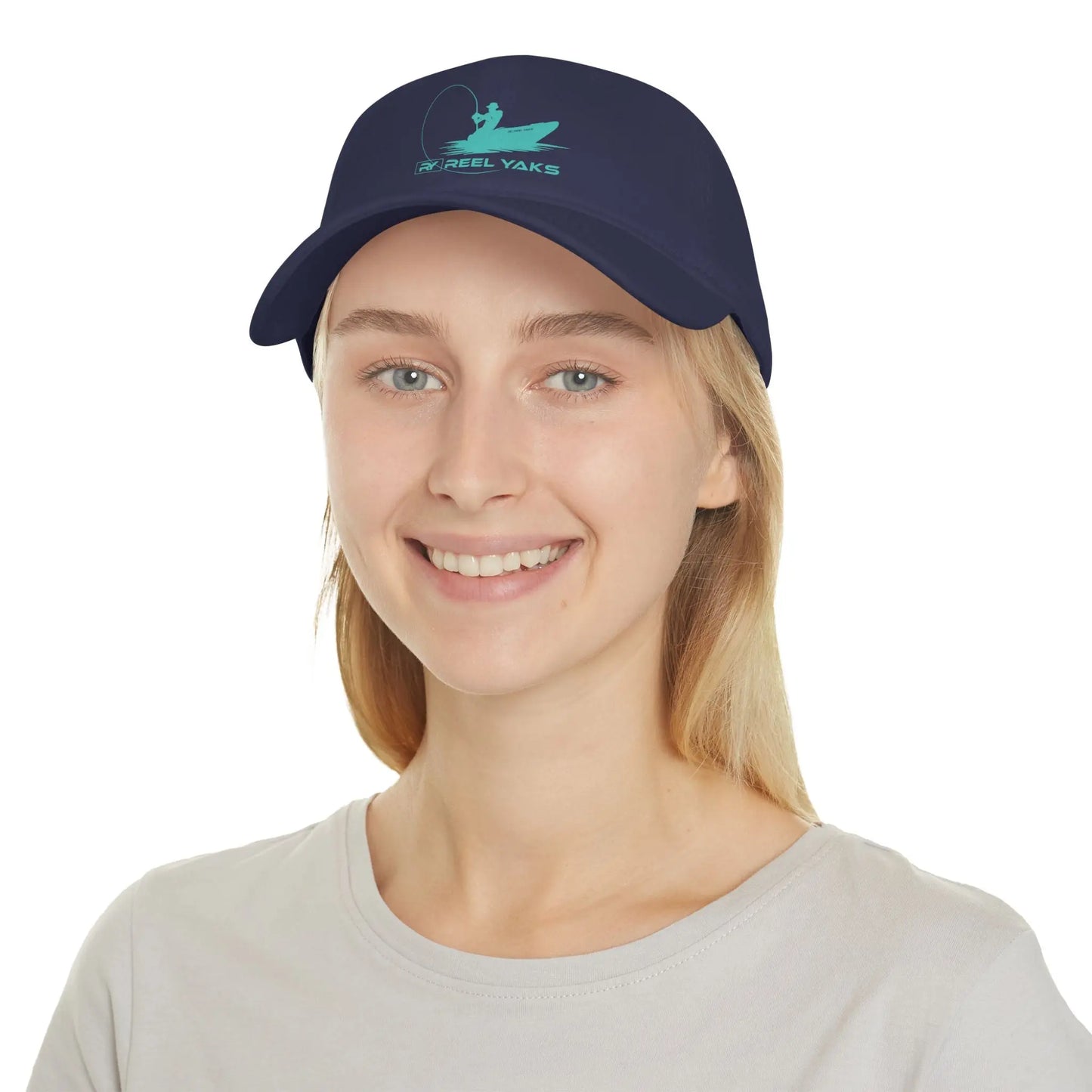 Low Profile Baseball Cap – printed logo Printify