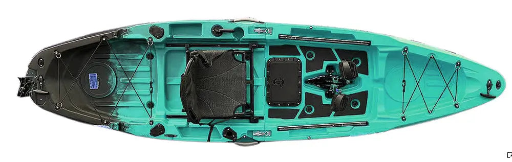 10.8ft Rapido Modular Fin Drive Pedal Fishing Kayak | 440lbs Capacity | 2 Piece ReelYaks