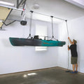 Heavy Duty Kayak Hoist Garage Ceiling Storage Hoist | Holds up to 150 lbs StoreYourBoard