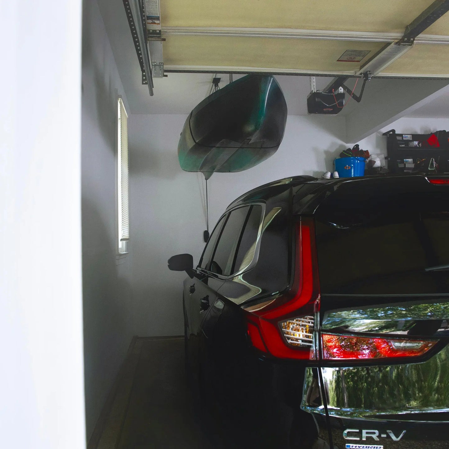 Heavy Duty Kayak Hoist Garage Ceiling Storage Hoist | Holds up to 150 lbs StoreYourBoard