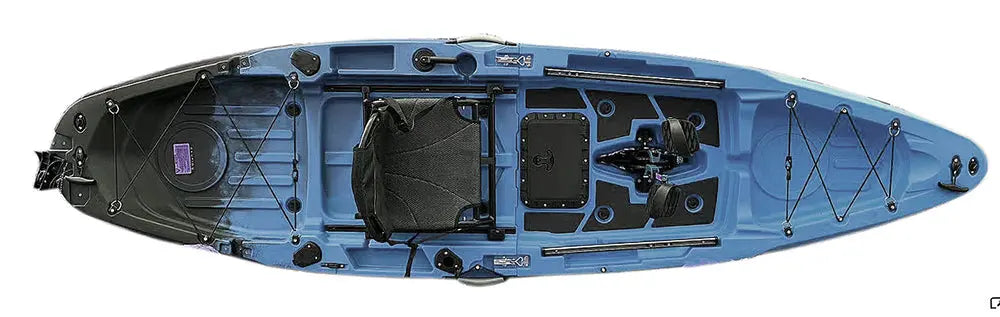 10.8ft Rapido Modular Fin Drive Pedal Fishing Kayak | 440lbs Capacity | 2 Piece ReelYaks