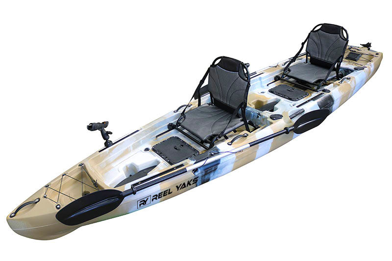 13.5' Recon Mirage Compatible Angling Kayak, effortless pedal drive