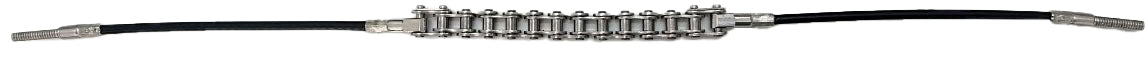 Fin pedal drive chain
