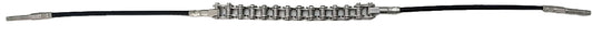 Fin pedal drive chain