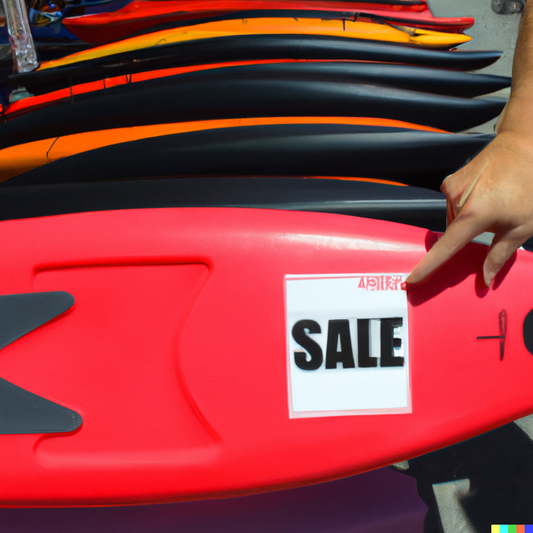 buying a kayak on sale