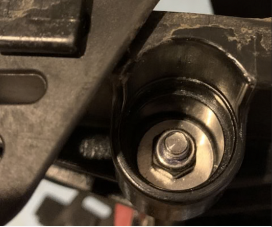 Fin drive pedal end nut - 2 pack