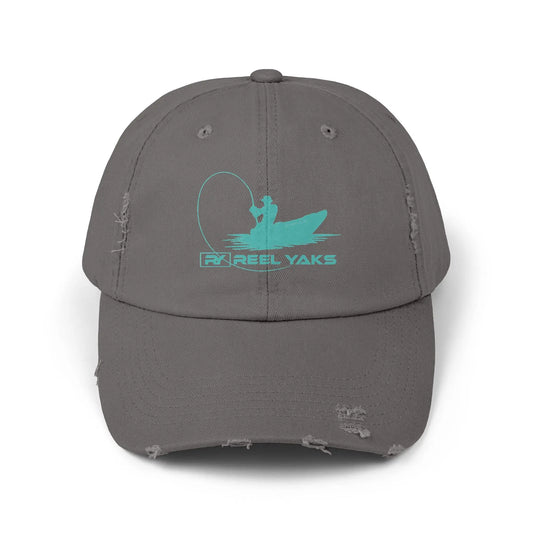Unisex Distressed Cap - printed logo Printify
