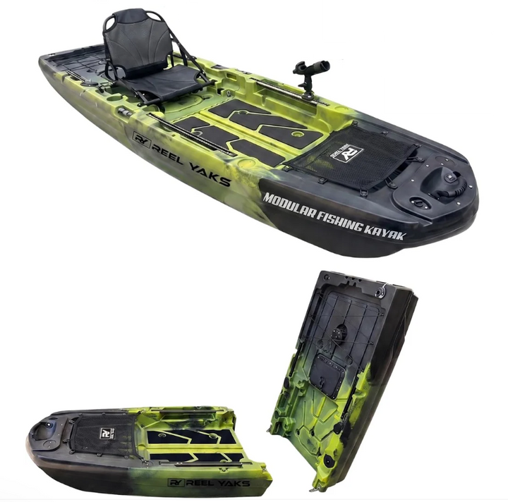 Reel Yaks | Modular Fishing Kayaks — No Roof Rack Needed