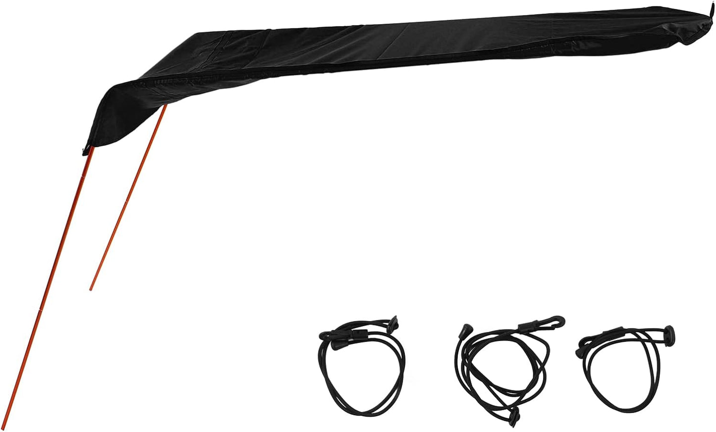 Kayak Sun Shade Canopy, Waterproof Oxford Fabric Foldable Kayak Sun Shade Easy to Install Portable Kayak Sunshade Awning for Boat Cano