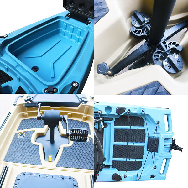 13.8ft Modular Fishing Kayak with Pedal Drive – ReelYaks