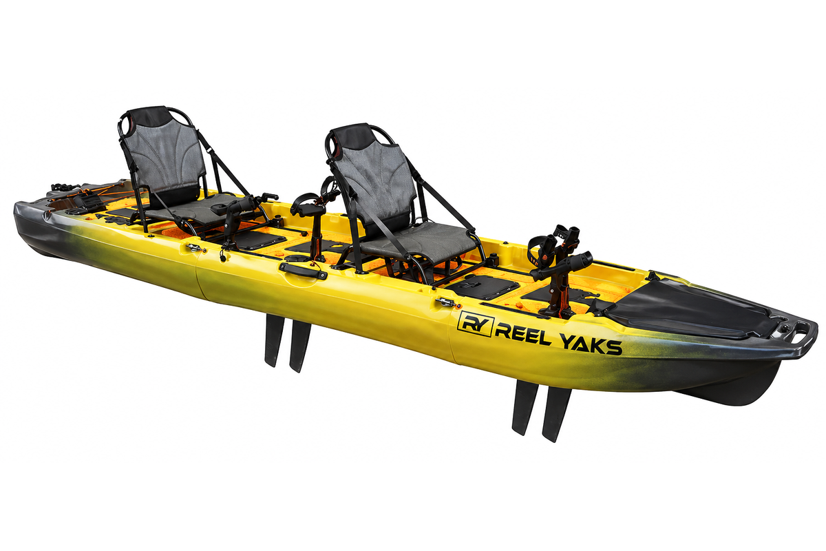 Rocket 13.8ft Tandem Fin Drive Modular Fishing Kayak, Custom / in 8