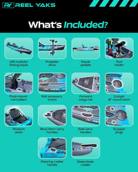 Raptor 14 pies Tándem | Aleta y Propulsión a Hélice | Kayak de Pesca Modular