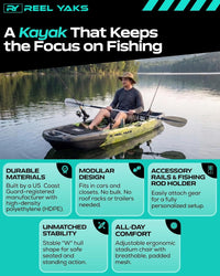 Raven 9.8ft Modular Paddle Fishing Kayak