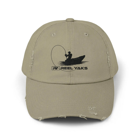 Unisex Distressed Cap - printed logo Printify
