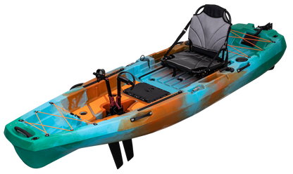 10ft Radar Modular Pedal Drive Pedal Fishing Kayak with Bixpy Trolling motor bundle