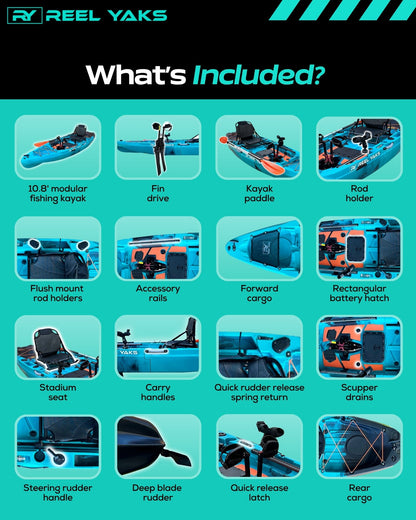 Rapido 10.8ft + Bixpy Trolling Motor Bundle