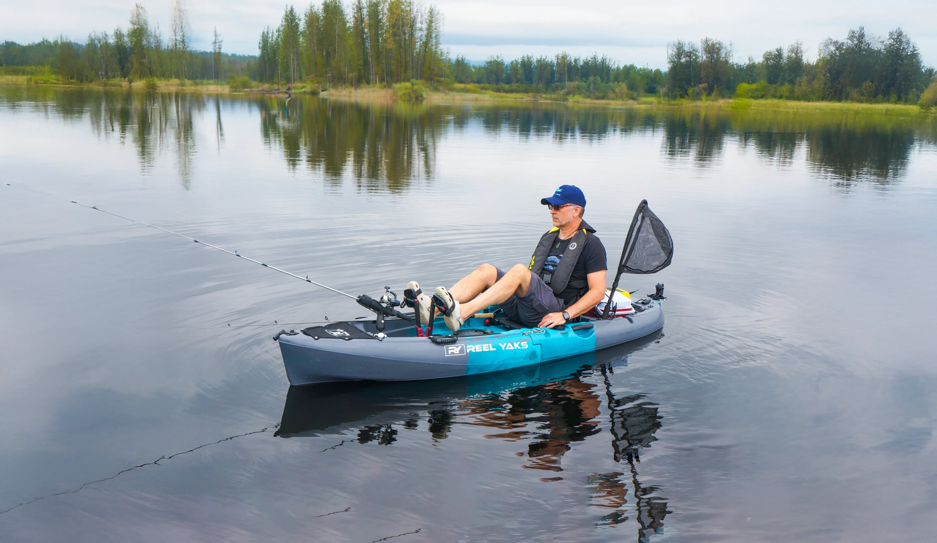 best reels kayak fishing Reel Yaks Recon Modular - Fin Drive, 10.5ft, 400 lbs Capacity, Blue Gray it still breaks into two sections that fit in your car boot without a roof rack Raptor 9.5ft Fin Drive Modular