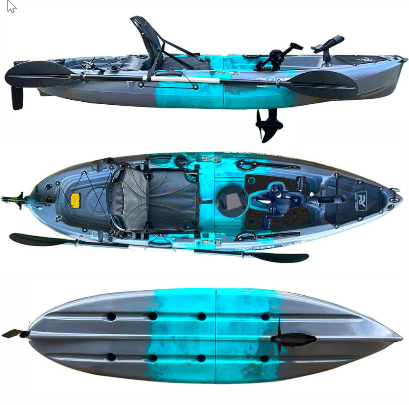 Raptor 9.5ft Prop Drive | Modular Kayak | Reel Yaks — ReelYa