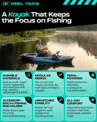 Recon 10ft Fin Drive Modular Fishing Kayak