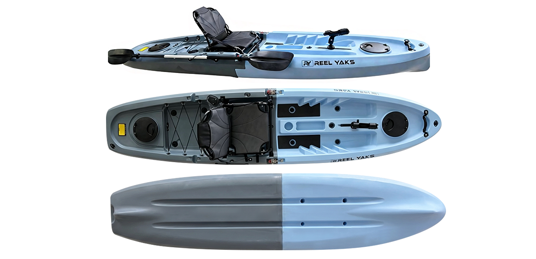 Raven 9.8ft Modular Paddle Fishing Kayak — ReelYaks