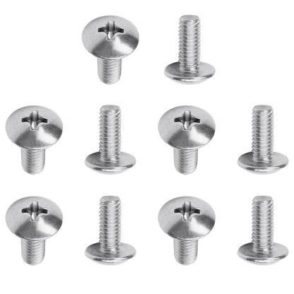 M4 X 10Mm Machine Screws Phillips Cross round Head Screw 304 Stainless Steel Fasteners Bolts 10Pcs