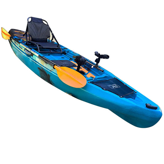 best reels kayak fishing Rapido 10.8ft Fin Drive Modular Blue Black Camo / in 8 The fin drive keeps you moving quietly and efficiently Fishing Reel Best Kayak Rod