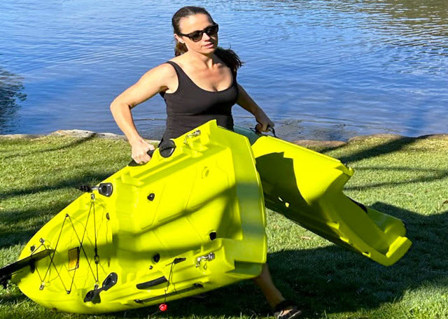 Load video: fishing kayak pedal drive