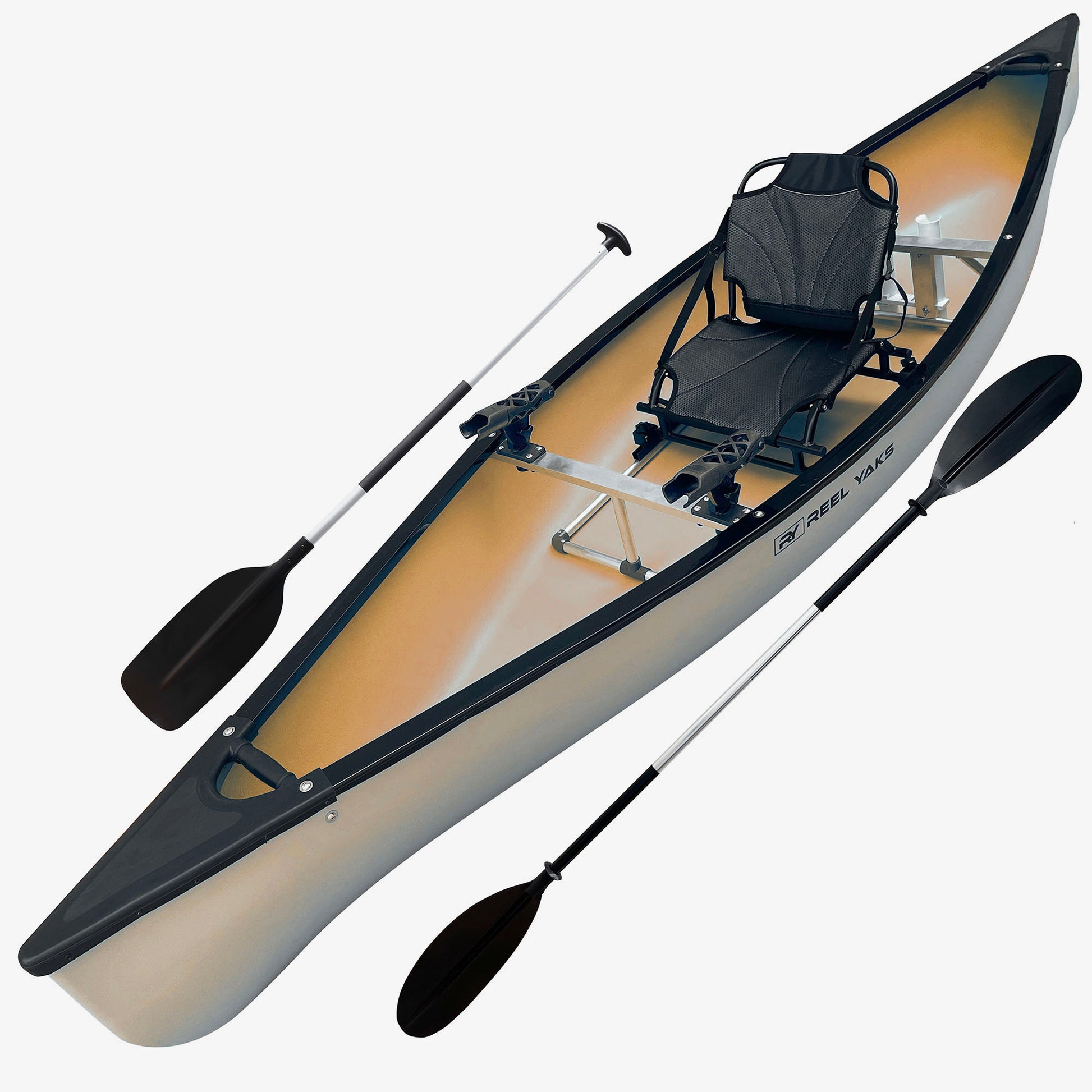12.5' Yabbi Canoe for Fishing, Expeditions or Exercise, 1 Person