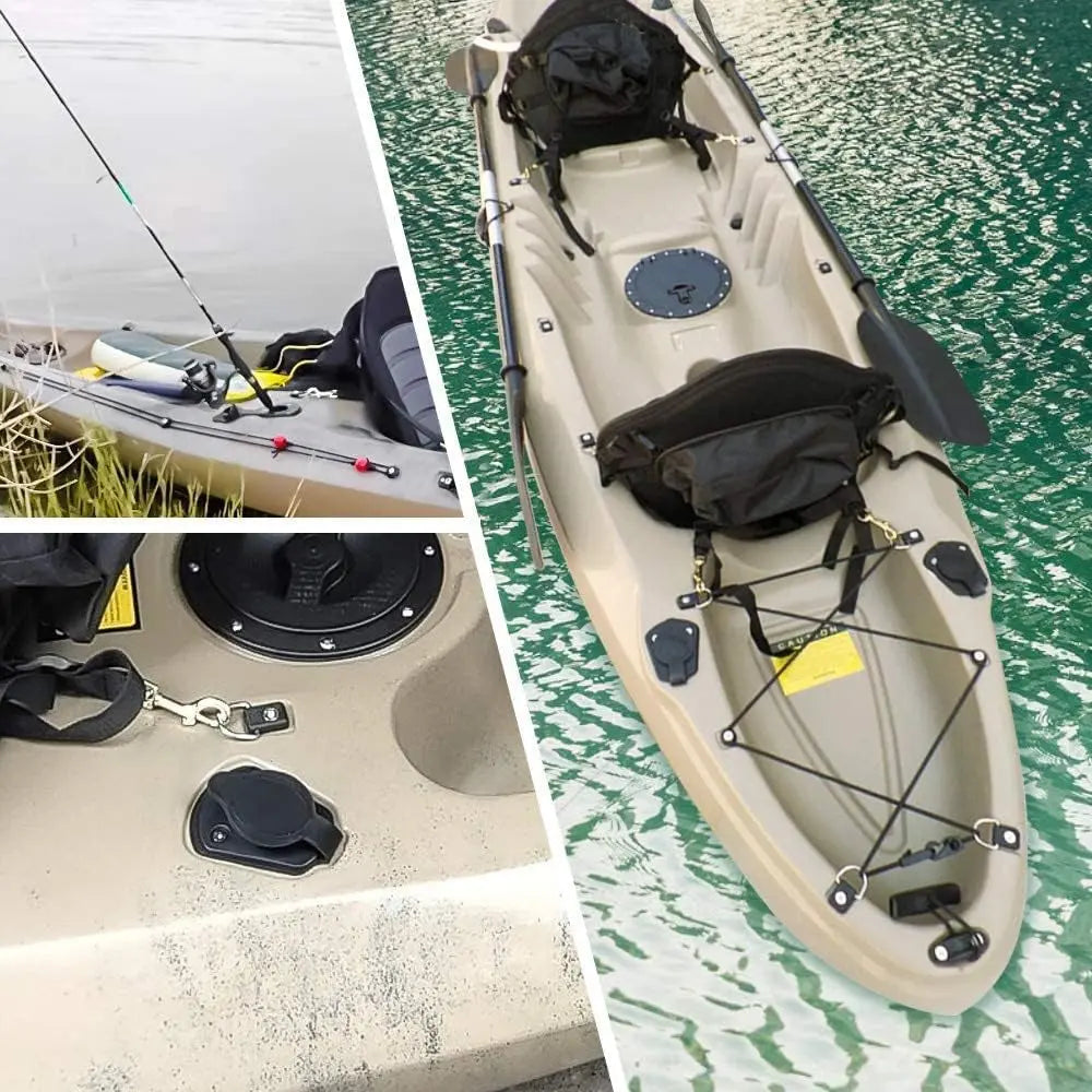 Kayak Fishing Rod Holder,Kayak Deck Flush Mount Rod Holder Fishing Boat Rod Holders and Cap Cover for Canoe, Fishing Boat and Kayak Accessory Tools Kayak Fishing Rod Holder,Kayak Deck Flush Mount Rod Holder Fishing Boat Rod Holders and Cap Cover for Canoe, Fishing Boat and Kayak Accessory Tools
