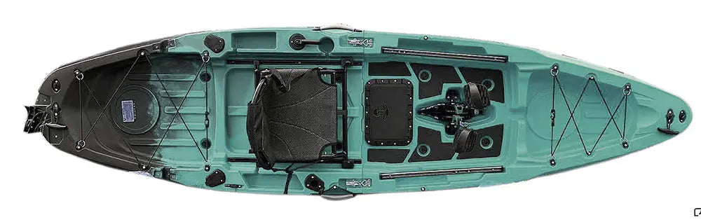 10.8ft Rapido Modular Fin Drive Pedal Fishing Kayak | 440lbs Capacity | 2 Piece ReelYaks