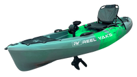 9.5ft Raptor Modular Propeller Drive Pedal Fishing Kayak | 380lbs Capacity | 2 Piece ReelYaks