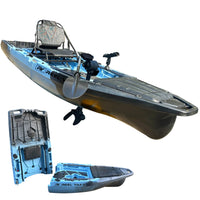Recon 15ft Tandem Propeller Drive Modular Fishing Kayak ReelYaks