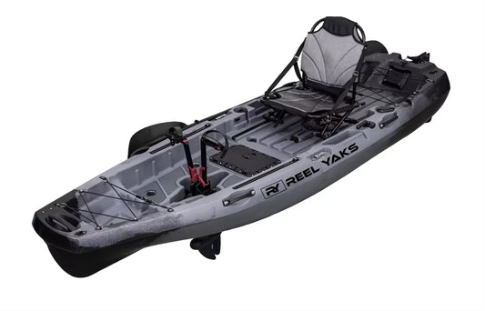 10ft Radar Reel Yaks Modular Propeller Drive Pedal Fishing Kayak | 430lbs Capacity | 2 Piece