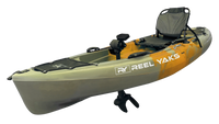 9.5ft Raptor Modular Propeller Drive Pedal Fishing Kayak | 380lbs Capacity | 2 Piece ReelYaks