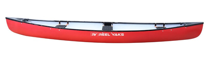Reel Yaks 15.8ft Yukon Expedition Canoe for Family or Fishing 15.8ft | 2 to 4 person | comfortable seats with 2 paddles | lightweight stable & easy to maneuver | 950lb Capacity to hold all your gear | Familia Canoa