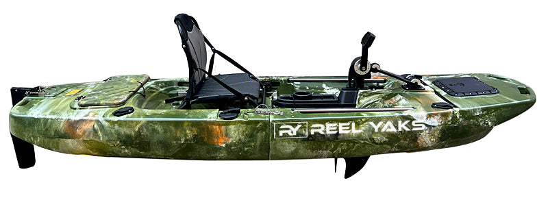 9.5ft Raider Modular Propeller Drive Pedal Fishing Kayak | 350lbs Capacity  | 2 Piece
