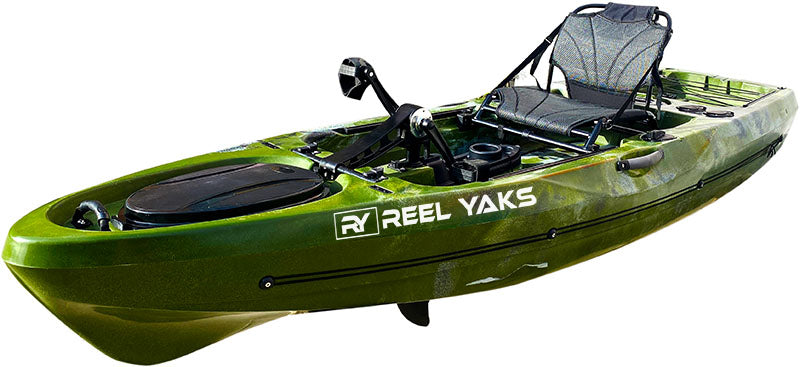 10' Raglan Propeller Drive Fishing Kayak, Adults youths kids