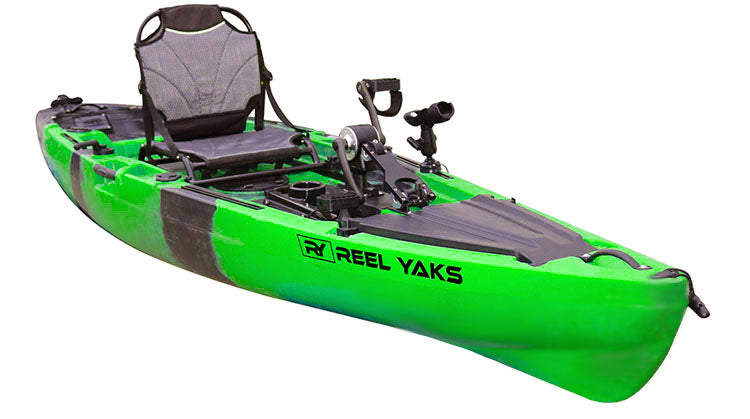 12' Ranger Propeller Drive Fishing Kayak | foot powered kayak | one seater  kayak