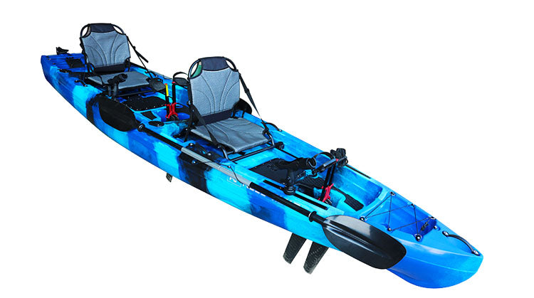 13.5' Recon Fin Drive Double Fishing Kayak | 575bs capacity | ultimate  fishing platform
