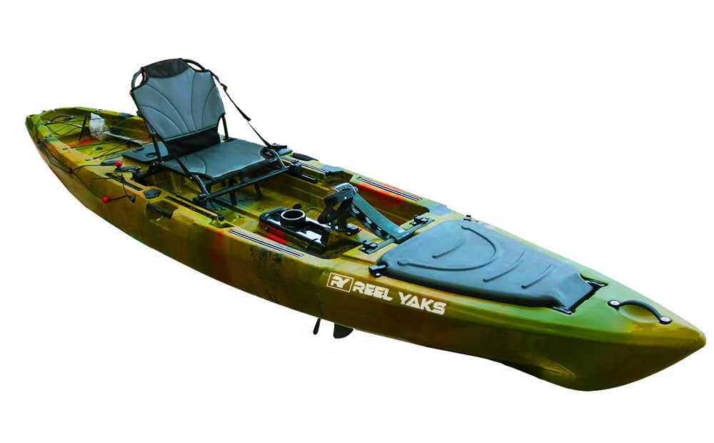 13.5' Radical Propeller Drive Fishing Kayak | 550lbs capacity | with pedal  reverse drive