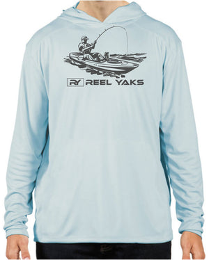UPF50 Unisex Sun Protection Lightweight Hoodie - Fish On