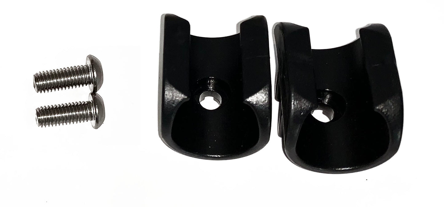 Stadium seat rear bar rail brackets