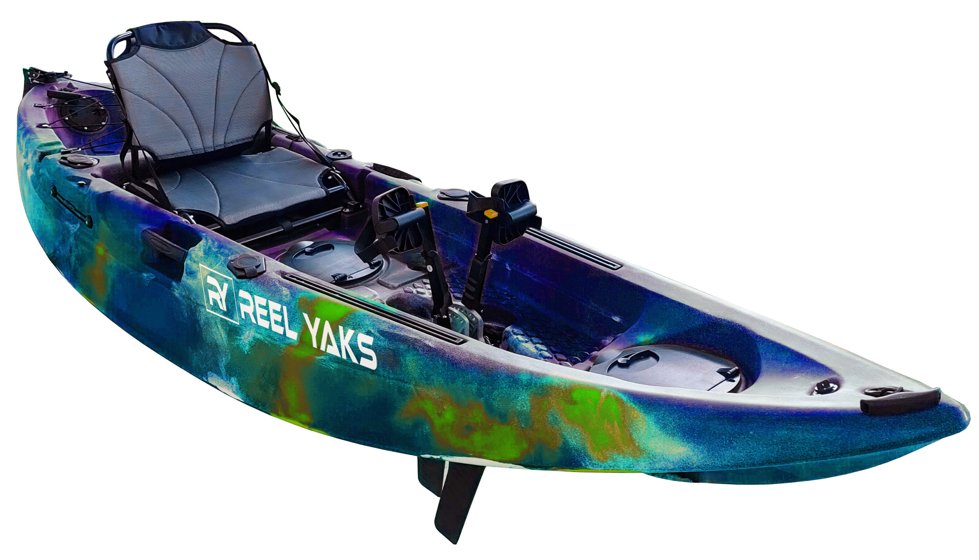 9.5' Razor Fin Drive Angler Kayak | 264 lbs capacity, powerful drive 