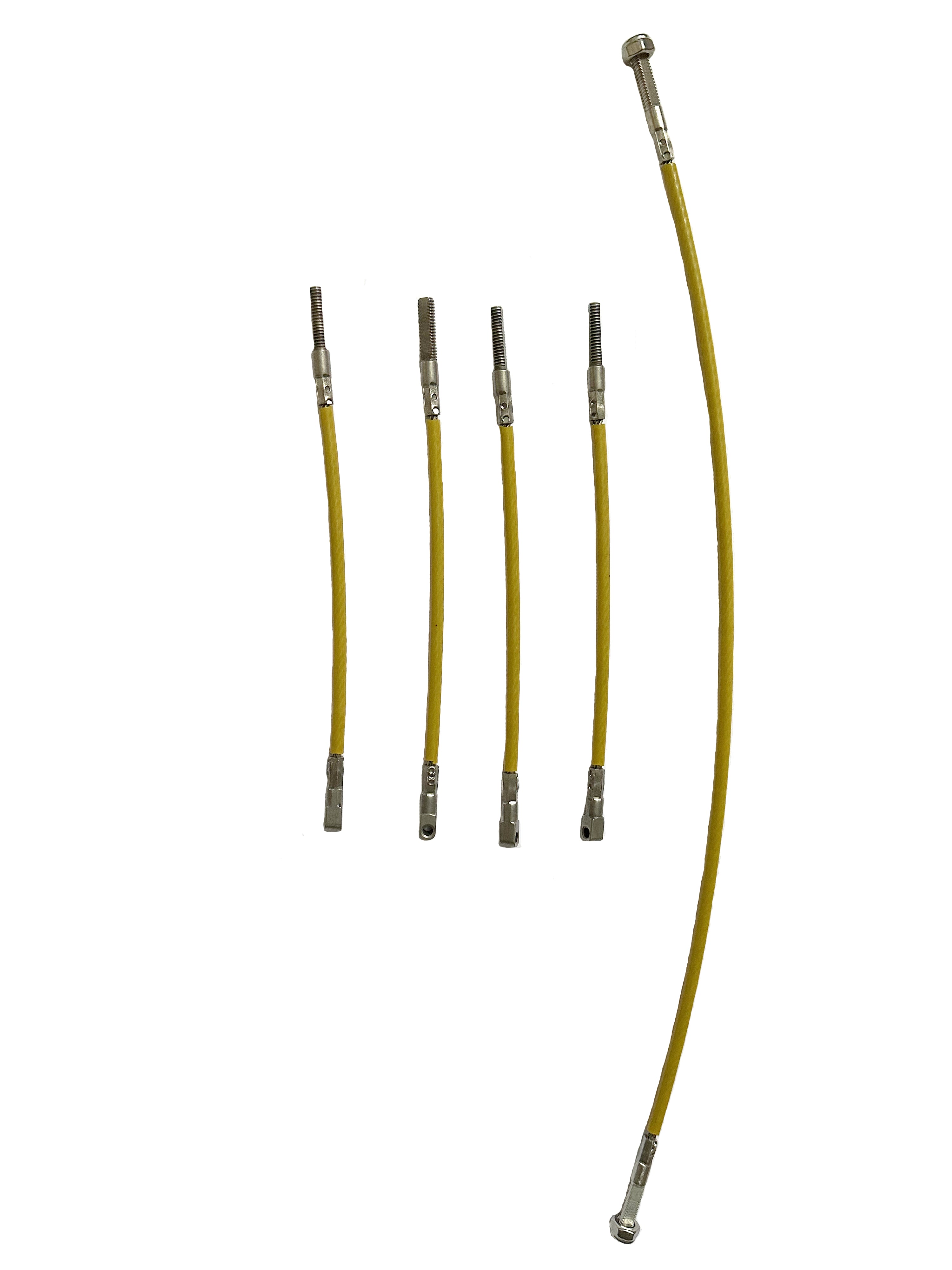 Fin pedal drive cables