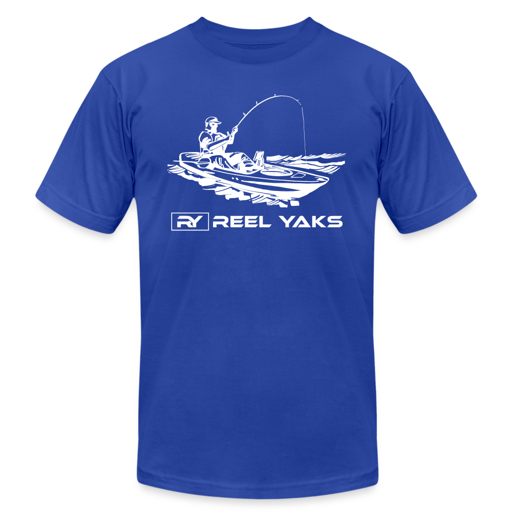 Unisex T-Shirt - On the hook - royal blue