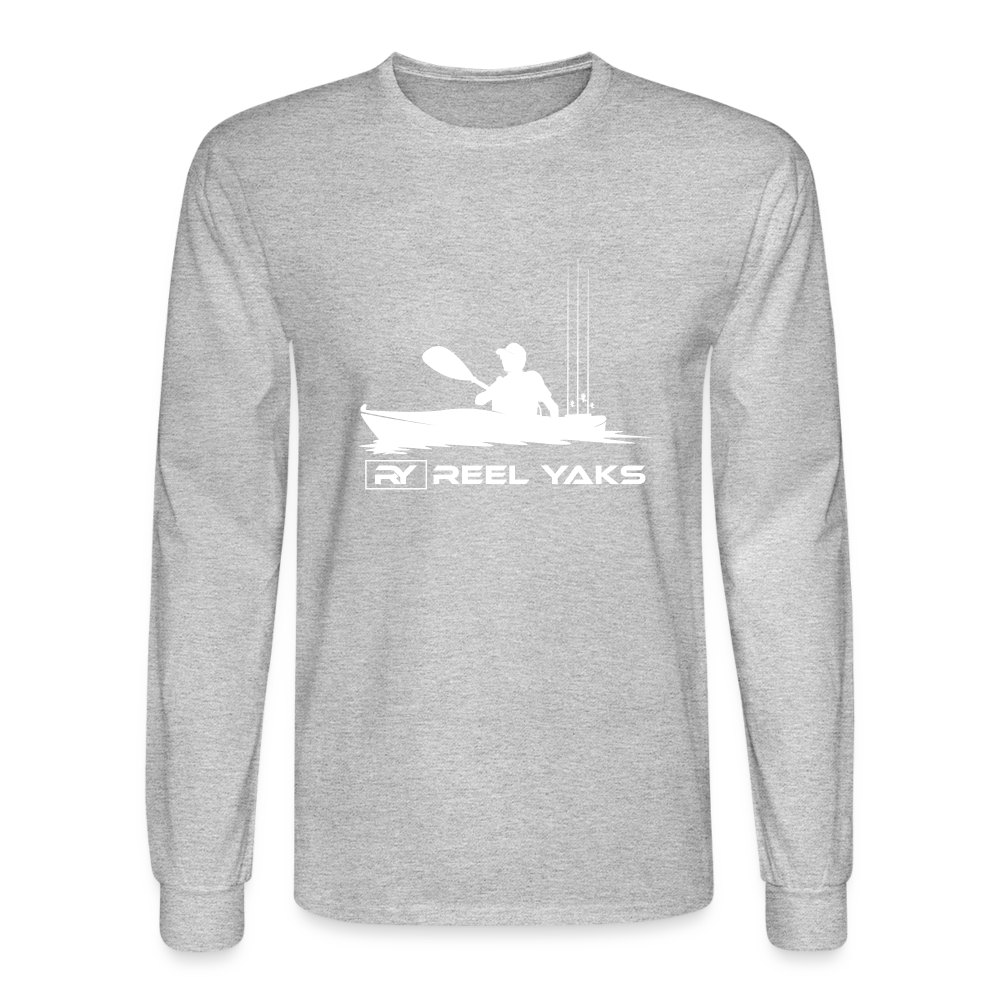 Men's Long Sleeve T-Shirt - Heading out - heather gray